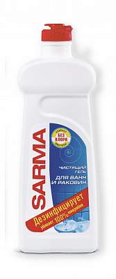 Средство чист. для ванн (гель) дезинф. Сар...